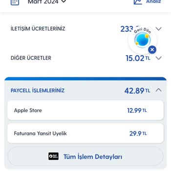 Turkcell Paycell Faturama Yansıt Üyelik