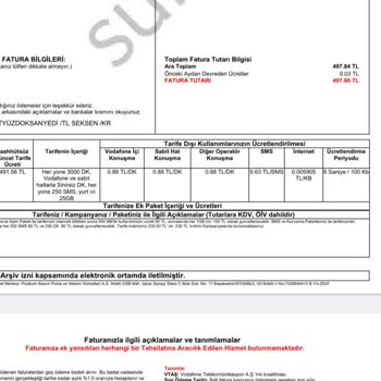 İade Ve Düzeltme Adı Altında Haksız Para Kesim Vodafone