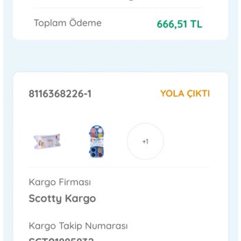 Ebebek Ve Scotty Kargo Siparişimi Göndermedi