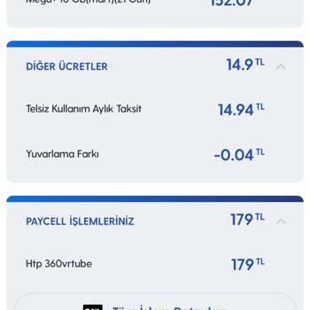 Turkcell Faturama Htp360vrtube Abonelik Ücreti Yansıtılmış