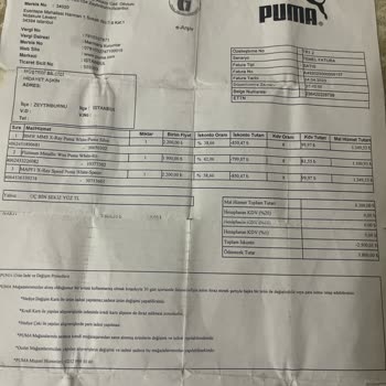 Puma Arkası Acılan Ayakkabı Önü Patlayan Ayakkabı