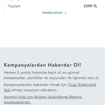 Vivense Marka Ürün İptali