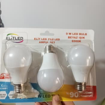 Migros'tan Aldığım Elitled 3 Lü LED Ampul Seti Bozuk Çıktı
