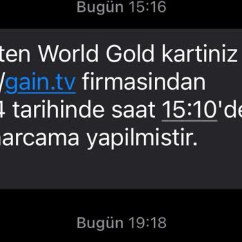 Gain TV Kartımdan Habersiz Para Çekti