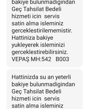Vodafone Fatura Ve Bilgilendirme Sorunu