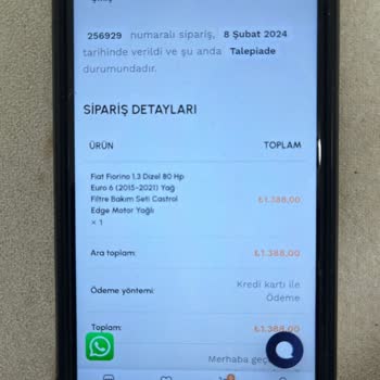 Sanal Yağ Marketten Şikayetçiyim