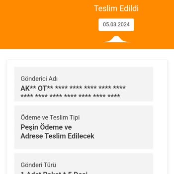 Trendyol Görselde Olan Ama Elimize Ulaşmayan Eksik Parça,