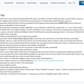 Paycell Kampanya Yaptığını Gösterip Müşteriyi Yanıltıyor