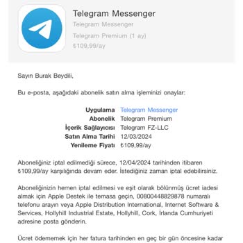 Telegram Premium Satın Alma
