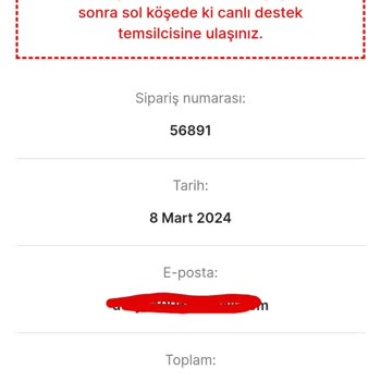 Aurakonsept Sipariş Gönderilmemesi, Ulaşılabilir Muhatap Bulunamaması