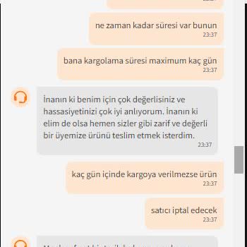 Trendyol Siparişi Kargoya Verilmemesi