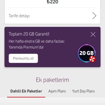 Vodafone Tarife Ve Ücretlendirme