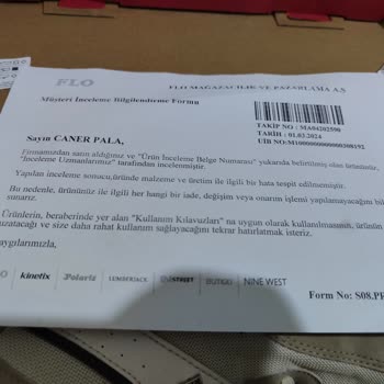 Eskişehir Vega Outlet FLO Mağazası Değişim Yapılmadı