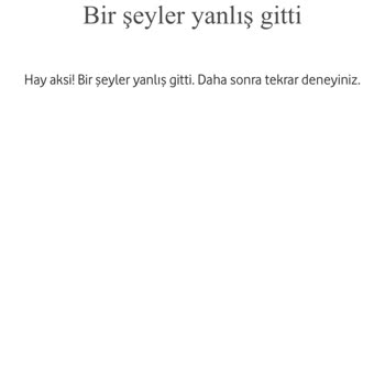 Vodafone Kesintisiz Hizmet Beklerken Sürekli Sorun Yaşıyorum