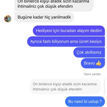 Tarihsorusifreler (Instagram) Müşteriye Saygısız Yaklaşım Ve Haksız Suçlama