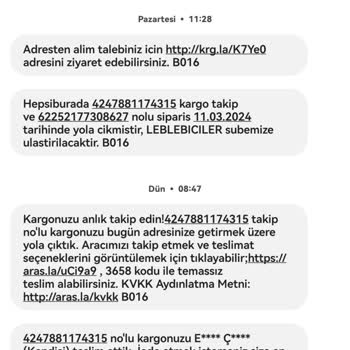 Aras Kargo Kargom Evden Alınmıyor Her Seferinde Aynı Sorunu Yaşıyorum