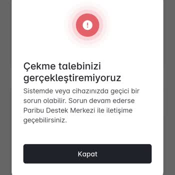 Paribu Nun Tekrar Tekrar Evrak Talebi
