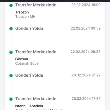 Trendyol Express Tex İstanbul İçi Kargoyu Giresun'a Götürüp, Ekstra Kargo Ücret Aldı.