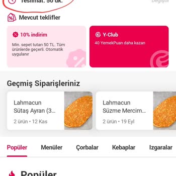 Yemeksepeti Teslimat Süreleri Haksız Rekabet