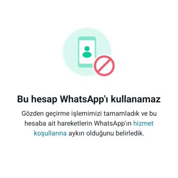 WhatsApp Kullanımımı Yasaklanma