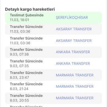 Aras Kargo Firmasının Hep Aynı İsleri