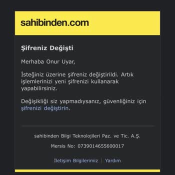 Sahibinden Hesabıma Şifre Yenilesem Bile Hiçbir Türlü Giriş Yapamıyorum!