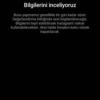 Instagram Askıya Alınan Hesabımın Daki İtirazlarımı Kabul Etmiyor