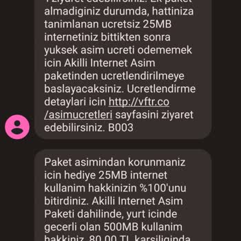 Vodafone Faturalı Hat Deneyimim Ve Beklentilerimin Karşılanmaması