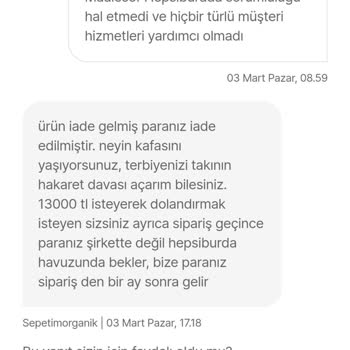Ürün 3 Hafta Gelmedi, Hepsiburada Tarafından Hiçbir Destek Gelmedi.