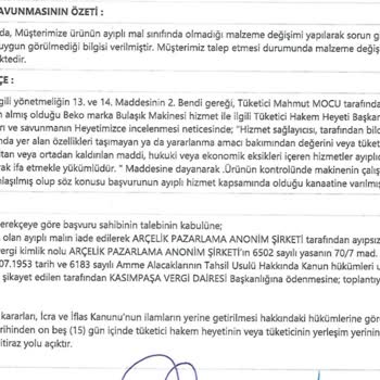 Beko Bulaşık Makinem Ve Servis Sorunları