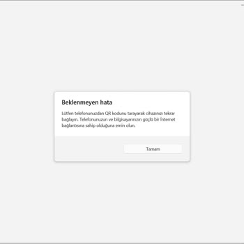 WhatsApp Telefonum WhatsApp Masaüstü Uygulamasına Bağlanamıyor.