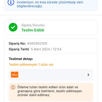Migros Hemen Online Alışveriş Geri İade Ödemesinin Yapılmaması...