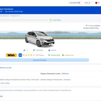 Fiyat Değişikliği (Yolcu360)