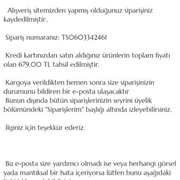 Bernardo Markasından Memnun Kalmadım