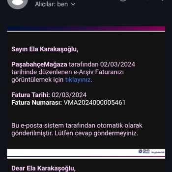 Paşabahçe Mağazaları Müşteri Hizmetleri Şikayeti