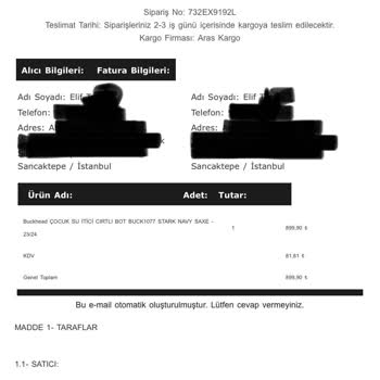 Buckhead Kartepe Soğuğunda İşe Yaramayan Bot Hayal Kırıklığı