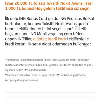 ING Bank Kullanmaya Hak Kazandığım Hakkı Kullandırmıyor
