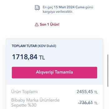 Baby Mall İndirim Sorunu Ve Mağduriyetim