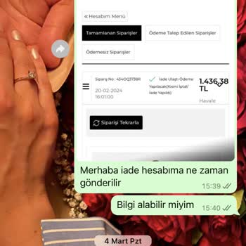 Tuba Butik İade Yapılmıyor, Cevap Verilmiyor