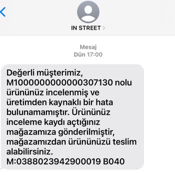 In Street Ses Yapan Spor Ayakkabı Ve İade Sorunu