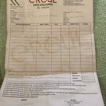 Ergül Mobilya Çok Hızlı Bir Şekilde Değişimini Talep Ediyorum.