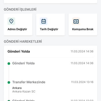 Trendyol Express Trendyol Expres Kargo Teslimat Yapılmaması