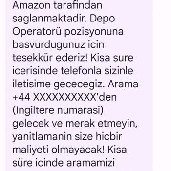 E-ticaret Marka Taklidiyle Dolandırıcılık Depo İş İlanları !