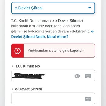 Vodafone Net Yurt Dışından Bağlantı Uyarısıyla Erişim Engeli Yaşıyorum