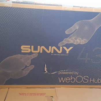 Sunny Kargo İle Gelen TV Kırık Çıktı
