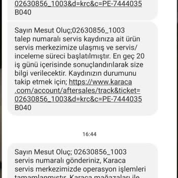 Karaca Züccaciye Kaynamayan Çaycı İçin Mağduriyetim