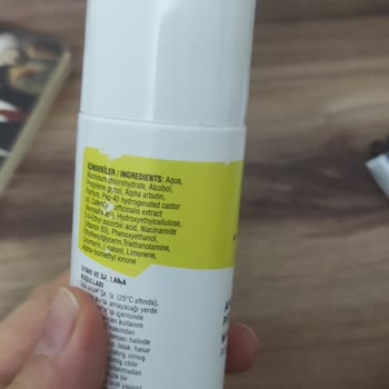 Rise & Shine Deodorant Dökülmesi