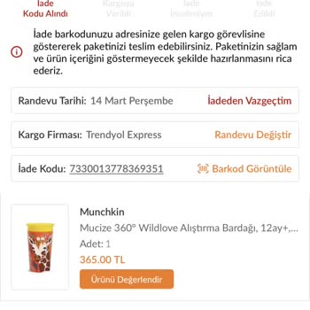 Trendyol Müşteri Hizmetlerindeki Hayal Kırıklığı
