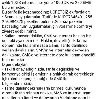 Vodafone Yanıltıcı Beyanda Bulundu.