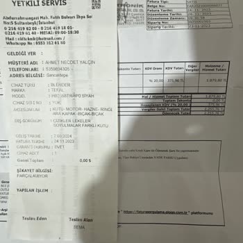 Tefal Powelix Actiflow El Blenderi Kronik Dişli Arızası